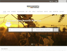 Tablet Screenshot of beechworthwineries.com.au